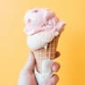 Pink ice cream